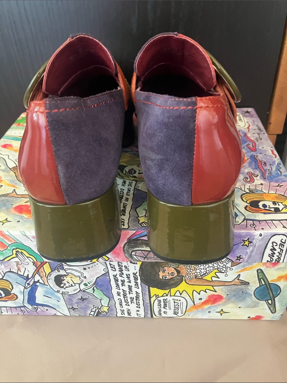 Coolest color block shoes ever - Picture 3 of 4